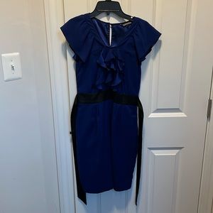 express size 0 blue dress